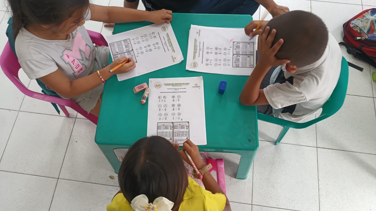 Refuerzo en matemáticas y lectura